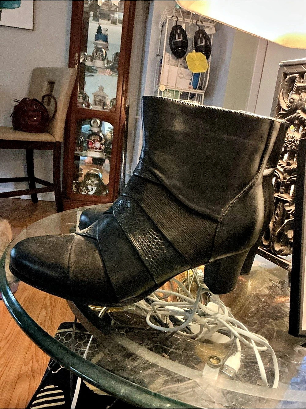Black Heeled Ankle Boots
